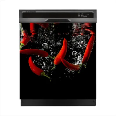 Produktbild von Magnete Dekorative 60x60 cm Küche Magnetmatte Spülmaschine - Paprika Gemüse