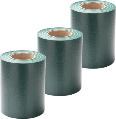 Obrázek produktu pro Clanmacy soukromí obrazovky pásy PVC dvojité drátěné pletivo windbreak pásy 210m zelená