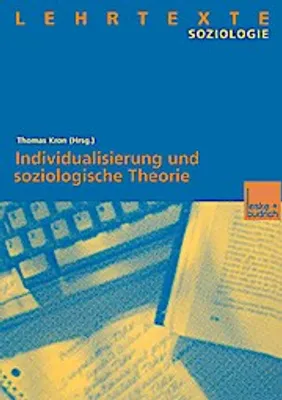 Produktbild von Individualisierung und soziologische Theorie