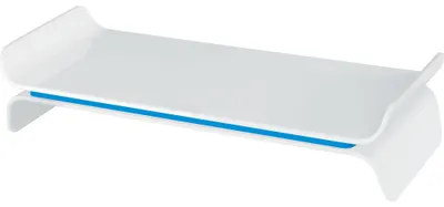 Produktbild von Leitz 65040036 Flachbildschirm-Tischhalterung 68,6 cm (27") Tisch/Bank Blau, Weiß
