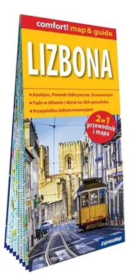Zdjęcie produktu dla Lizbona przewodnik i mapa 2w1 laminowana