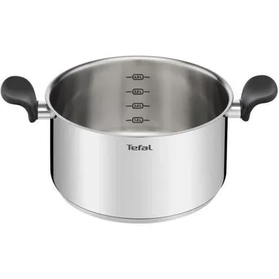 Immagine prodotto di Casseruola in acciaio inox da 24 cm con coperchio Tefal E3084604