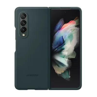 Immagine prodotto di Cover in silicone Samsung per Galaxy Z Fold3, colore: verde