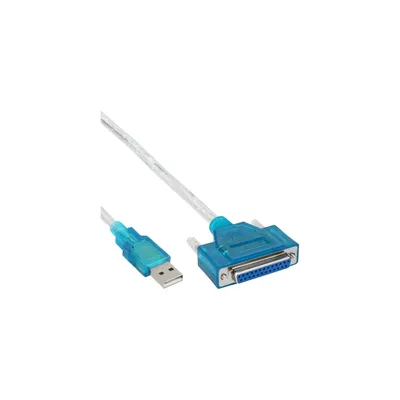 Image de InLine® 33397I USB à 25 broches parallèle, câble adaptateur pour imprimante