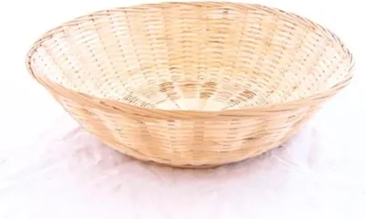 Produktbild von Baskin Bambus-Schienbeinkorb rund ø35x11cm