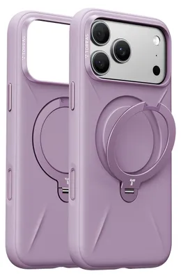 Obrázek produktu pro Torras Ostand Q3 Silicone, purple - iPhone 18 Pro