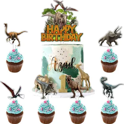Obrázek produktu pro Zápich do dortu dinosauři 7ks - Cakesicq
