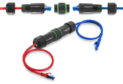 Obrázek produktu pro Delock Kabelverbinder RJ45 Buchse zu RJ45 Buchse Cat.6 mit M