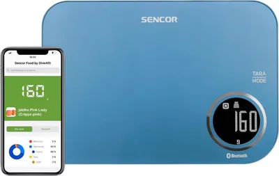 Zdjęcie produktu dla Inteligentna waga kuchenna SENCOR SKS 7072BL