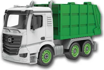 Zdjęcie produktu dla Śmieciarka, Klocki do skręcania, Logis, auto, 28 x 16 cm, zestaw, 48 elementów