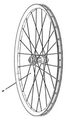 Produktbild von Spokesatz, 3 Stück, 248 mm, Marke JBEND, Farbe: Schwarz
