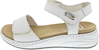 Produktbild von Rieker Damen Klassische Sandalen 64303-80 Farbe: Weiß Größe: 42