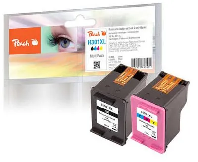 Immagine prodotto di Peach Patrone HP No.301XL MultiPack bl,c,m,y ink level chip remanufactured