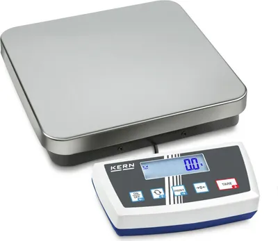 Produktbild von KERN & SOHN IoT-Line Plattformwaage, 30 kg, Edelstahl, Edelstahl, LCD, 2,1 cm, 308 mm