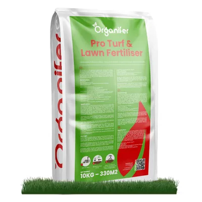 Obrázek produktu pro Hnojivo Pro Turf & Lawn – s kontrolovaným uvolňováním (10 kg – na 330 m2) - Organifer