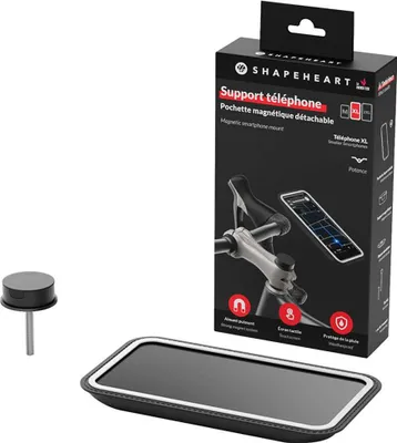 Produktbild von Shapeheart Handyhalterung STEM M - Magnetische Fahrradhalterung Schwarz