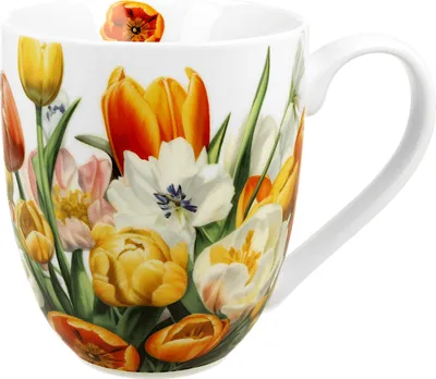 Produktbild von DUO Flowers Classic XXL Becher 1000 ml TULIPS New Bone China Porzellan