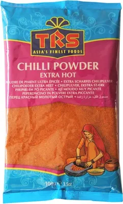 Produktbild von 10er Pack TRS Chili Pulver (10x 100g) | EXTRA SCHARF | Chilli Powder Extra Hot