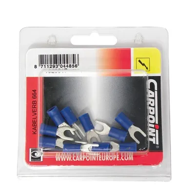 Produktbild von Carpoint Gabelzunge Kabelschuh 664 Blau Ø 4,3mm 10 Stück