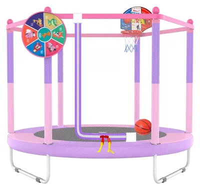 Productafbeelding van Solidchoice - Kinderspringschommel met Basket voor Binnen en Buiten