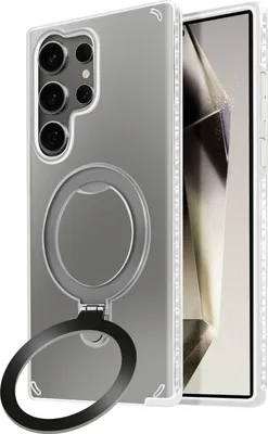 Immagine prodotto di Avizar, custodia MagSafe per Samsung Galaxy S24 Ultra antiurto con supporto pieghevole, bianco