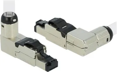 Immagine prodotto di DELOCK RJ45 Stecker feldkonfektionierb. Cat.6A Metall gewink