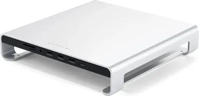 Produktbild von Satechi, Stojak z wieloportowym koncentratorem USB-C dla iMac Aluminium, Srebrny
