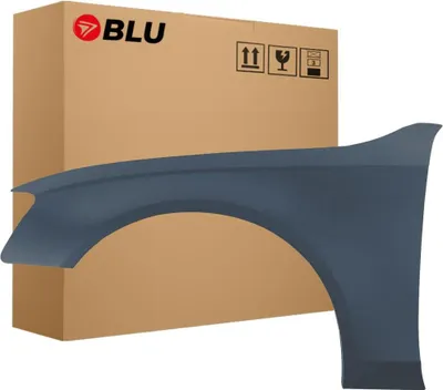 Immagine prodotto di BLU Parafango compatibile con Audi A4 B8 S4 LX7Z Sinistra Grau DelphinGrau | 2007-2011 | Anteriore | Verniciato | Pronto per il montaggio | Zincato