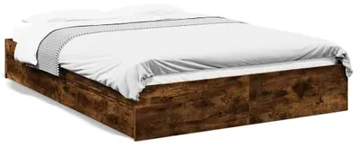 Obrázok produktu pre vidaXL Rám postele so zásuvkami údený dub 160x200cm materiál na báze dreva