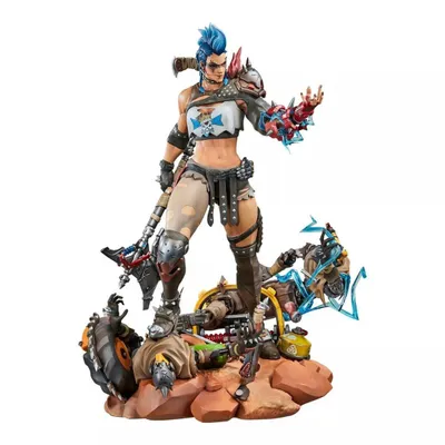 Produktbild von Blizzard Overwatch Junker Queen Sammler Statue 41 cm, limitierte Premium Edition, Polyresin Sammlerstück, Overwatch 2 Figur, schwere Gaming Statue