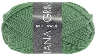 Produktbild von Lana Grossa - Meilenweit 4-fach 50g 1377 graugrün
