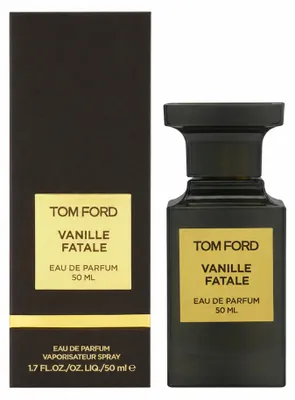 Obrázok produktu pre TOM FORD Vanille Fatale, Unisex, 50 ml, Sprej, ALCOHOL DENAT. · FRAGRANCE (PARFUM) · WATER\AQUA\EAU · TOCOPHEROL · LIMONENE ·..., productTiles.product.images.aiGenerated