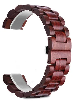Produktbild von Für Apple Watch 10 46mm / Ultra 1 + 2 49mm 9 8 7 45 / 6 SE 5 4 44 / 3 2 42mm Holz Armband