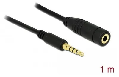 Immagine prodotto di DELOCK Iphone Klinkeverl.5mm -> 3,5mm St/Bu 1.00m 4Pin