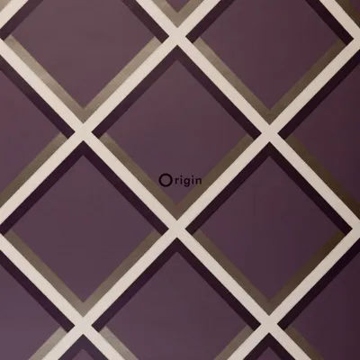 Produktbild von Origin Wallcoverings Tapete geometrisches Motiv Lila 52 cm x 10.05 m