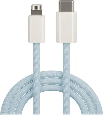 Immagine prodotto di Cavo di ricarica e trasferimento dati Maxlife MXUC-06, da USB-C a Lightning, 1,0 m, 20 W, blu