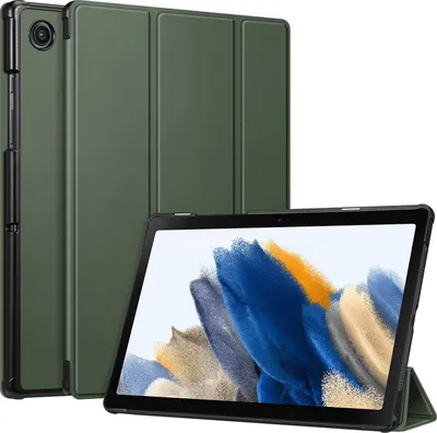 Produktbild von Fintie Hülle für Samsung Galaxy Tab A8 10.5 2021 - Ultra Schlank Kunstleder Schutzhülle Cover mit Auto Schlaf/Wach Funktion für Tab A8 10.5 Zoll SM-X200/X205/X207 Tablet, Alpingrün
