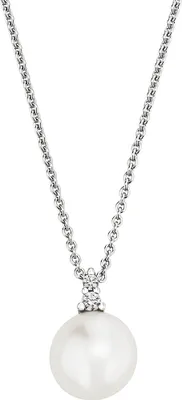 Produktbild von Orolino Halskette 585/- Gold 42+3cm weiß Brillant weiß 500341637