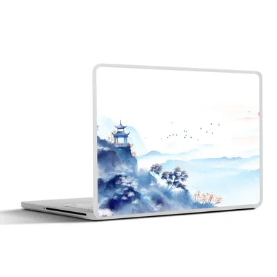 Produktbild von MuchoWow® Laptop Aufkleber Sticker Cover Malerei - Ölfarbe - Natur 30x21 cm - Sticker für Laptop - Selbstklebend