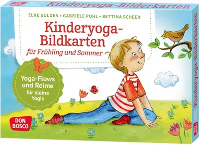 Produktbild von Kinderyoga-Bildkarten für Frühling und Sommer