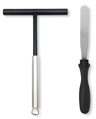 Produktbild von Set bestehend aus 2 Crêpe-Verteiler mit Spatel und Pfannenwender