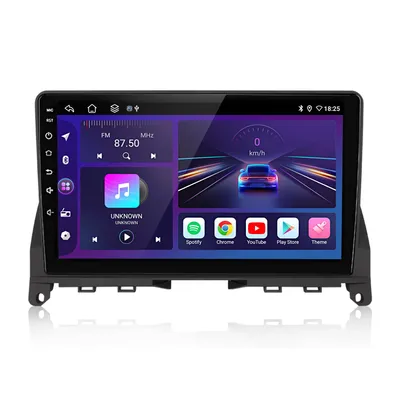 Obrázok produktu pre 2+64G Carplay 9 "Autorádio Android13 4kern android auto GPS NAVI Für Benz C Class 3 W204 S204 2006-2011 WIFI BT RDS DSP DAB+
