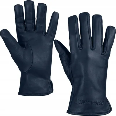 Produktbild von Damen Lederhandschuhe gefüttert XS blau BELTIMORE