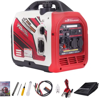 Produktbild von Stromerzeuger Inverter Generator 3200W Digitaler Benzin Notstromaggregat 22kg