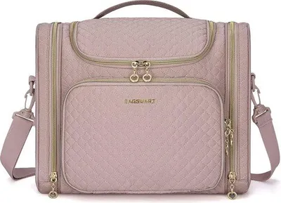 Produktbild von Famanu Kosmetiktasche große Kapazität - wasserabweisend, rosa