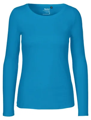Immagine prodotto di Neutrale - Maglietta da donna a maniche lunghe LT2916 (S) (Zaffiro)