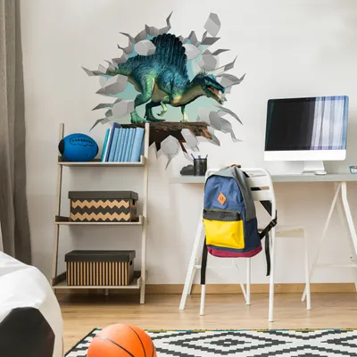 Produktbild von Muralo Wandtatto Wandsticker für Jugendzimmer Kinderzimmer Dinosaurier Dino Aufkleber 80 cm x 60 cm