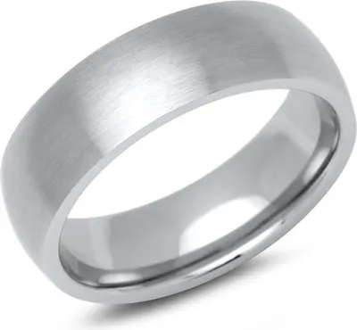 Produktbild von Dezenter Unique Ring Edelstahl matt rund 7mm R9143