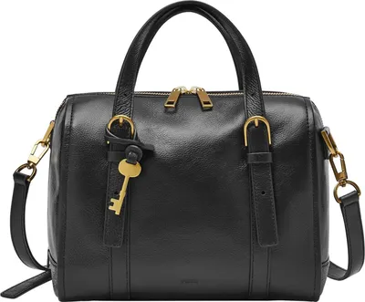 Produktbild von FOSSIL Umhängetasche Handtasche Carlie Satchel Black schwarz