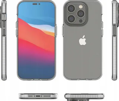 Immagine prodotto di Custodia a molla per Iphone 14 Pro Custodia in silicone con telaio nero